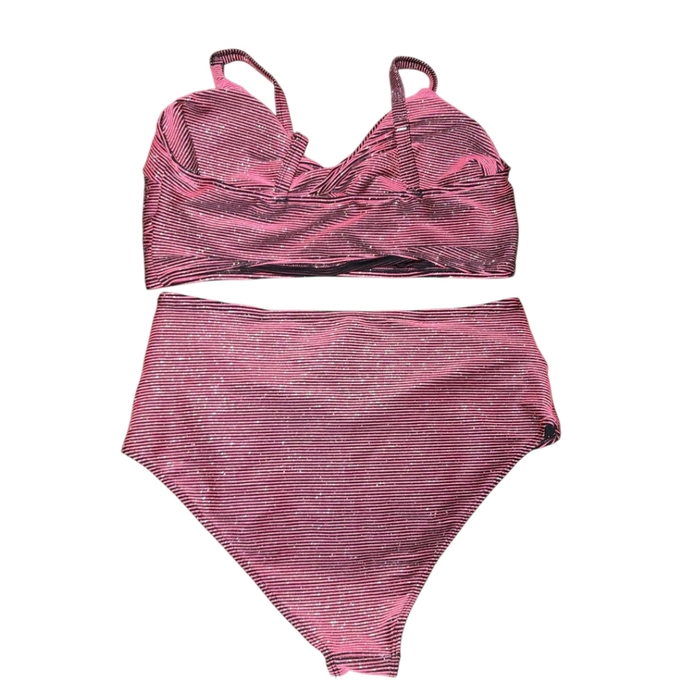 Pink and Black Bikini Set Size 3XL - Picture 3 of 5